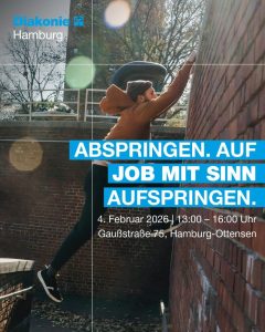 Poster "Abspringen. Auf Job mit Sinn aufspringen"