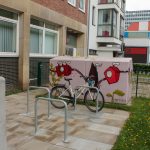 Neuer Fahrradbereich vor unserer Geschäftsstelle in St. Georg Neuer Fahrradbereich vor unserer Geschäftsstelle in St. Georg