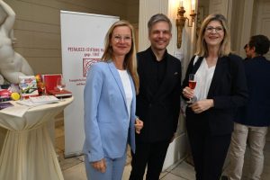 Natja Berg und Kai Gosslar mit Daniela Köteles-Yousefi (BRB Gruppe)